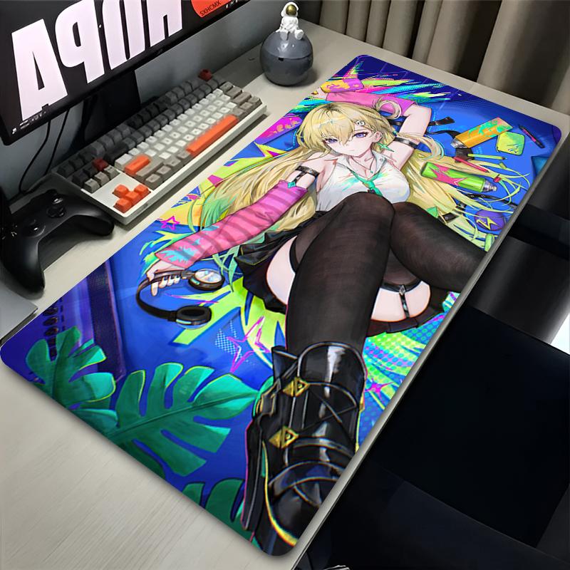 New Kawaii Lynae Mousepad Gaming Wuthering Waves Anime Girl Mouse Pad Computer Accessories Non-slip Rubber Keyboard Desk Mats