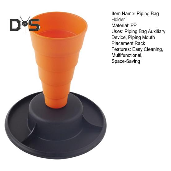 Soporte para Manga Pastelera de Plástico Soporte para Manga Pastelera para Kit de Decoración de Pasteles Organizador de Herramientas de Repostería para Mangas Pasteleras