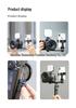 Metal Straight Crossbar Allen Bracket for DJI Pocket3 Camera, Phone, DSLR Dual-Machine Positioning