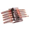 HMU Rubber Handle 10pcs Beautiful Rhinestone Elegant Glitter Bling Make up Brush With Case