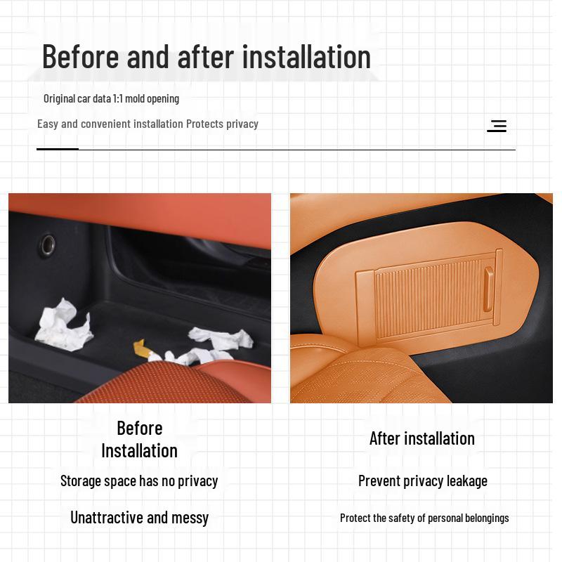 Leapmotor C16 Privacy Storage Box: Fits 26 Models, Center Console Lower Partition