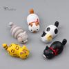 Decorative Magnetic Decor 3D Lying Cat Refrigerator Magnet, Cartoon Kitten Resin Fridge Animal Non-slip Whiteboard Magnets for Cabinet Locker,