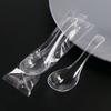 Crystal Clear Disposable Plastic Spoon - Thickened, Hardened, Individually Packaged for Porridge and Soup Takeaway