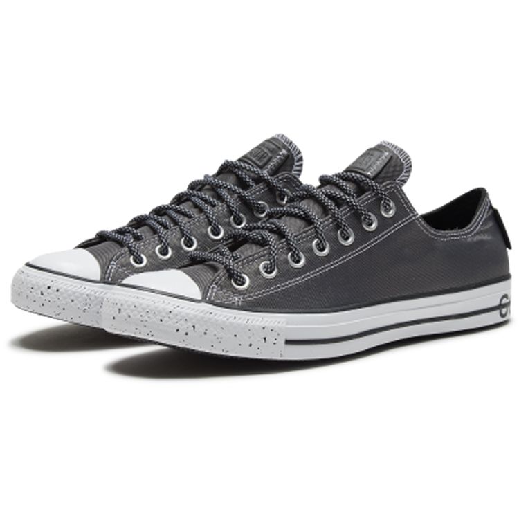 Converse Chuck Taylor All Star Bequeme Vielseitige Canvas-Schuhe Unisex Sneaker Anthrazit-Schwarz 165943C