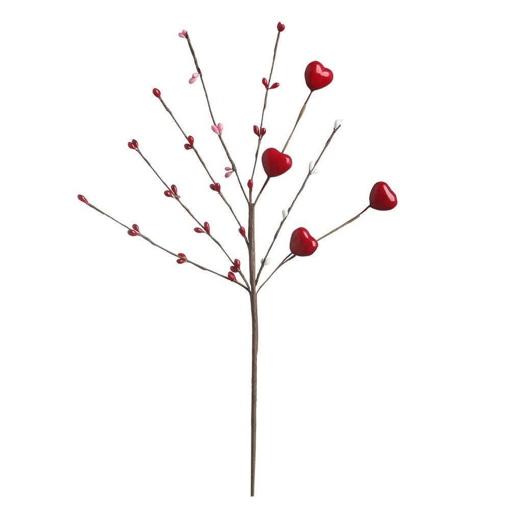 1pc Red and Pink Heart-shaped Flowers DIY Creative Bouquet  Anniversary Gift