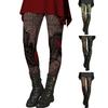 Kvinner Skinny Bukser Høst Vinter Vintage Etnisk stil Blomstertrykk Super Stretch Slim Fit Høy midje Dame Lange leggings Bukser Dameklær