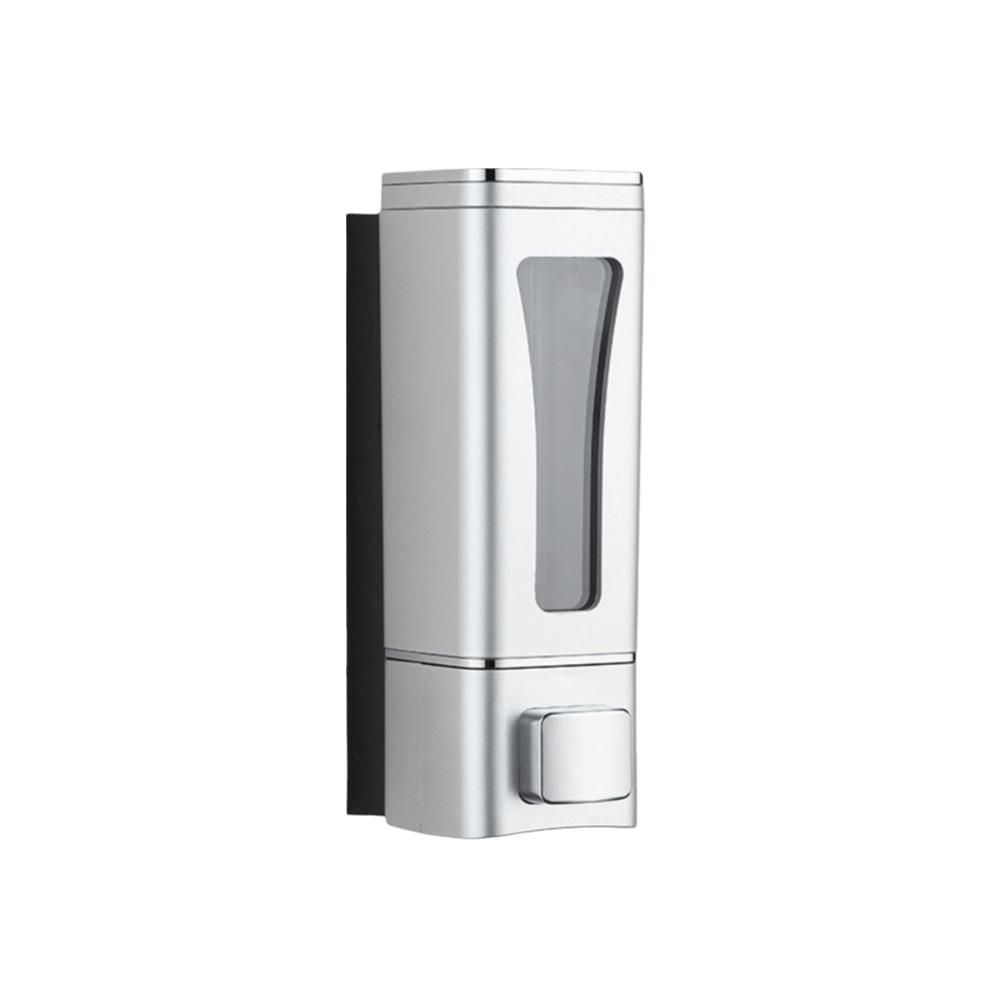 3 Head Wall-Mount Soap Dispenser Multi Chamber Liquid Soap Dispenser Shampoo silver-1