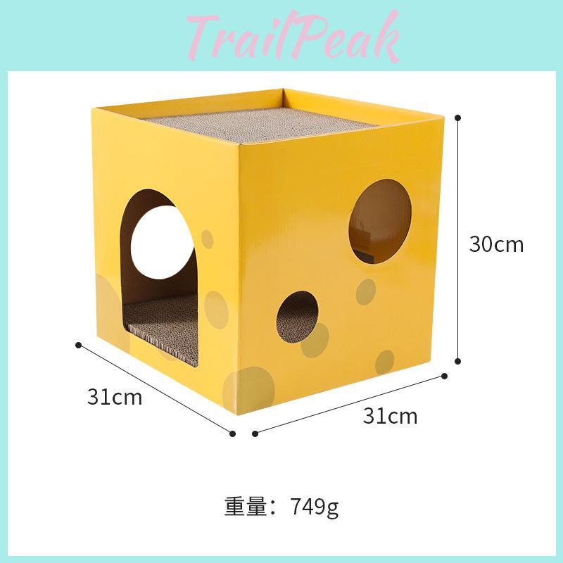 Pet Cat Catnip Toy And Scratch Board Made Of Corrugated Paper For Play And Exercise