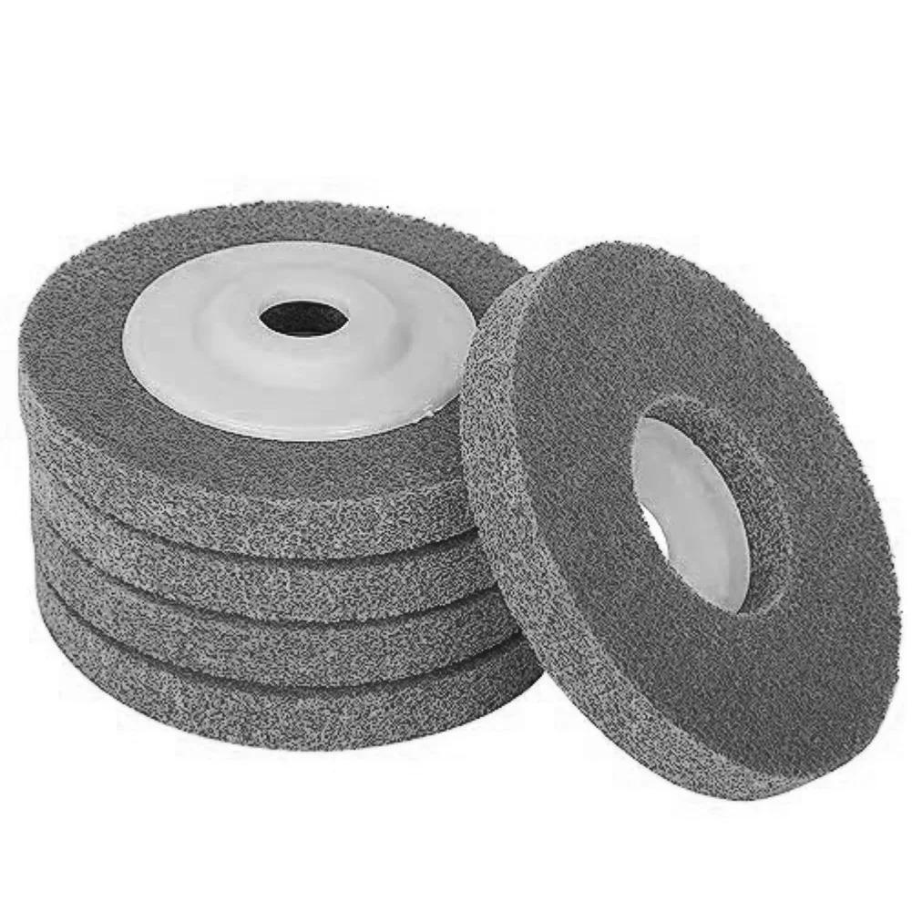 Nylon Fiber Polishing Wheel for Angle Grinders Offering Smooth Finish and Effective Dent Removal from Multiple Materials
