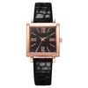 Simple Ladies Square Belt Quartz Watch New Vintage Premium Roman Watch