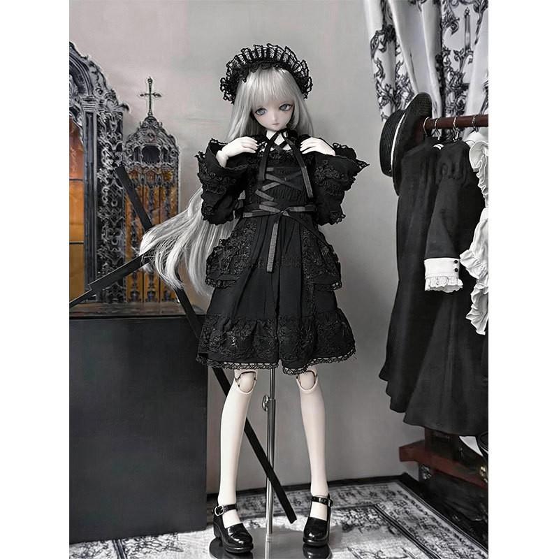 Bjd Doll Clothes 1/3 1/4 1/6 Scale Dolls Lolita Dress Skirt Set 30cm 45cm 60cm Fashion Outfit
