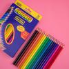 Oily Colored Pencils 12/18/24/36/48 Color Boxed Children's Drawing and Painting Pencils Color Pencil Set