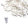 Pack Of 120 Outdoor Light Clips Gutter Hooks for String Lights and Cables Plastic Garden Electrician Tool Hook