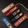 Stainless Steel Cutlery Portable Student Spoon Fork Chopsticks Three-piece Outdoor Set