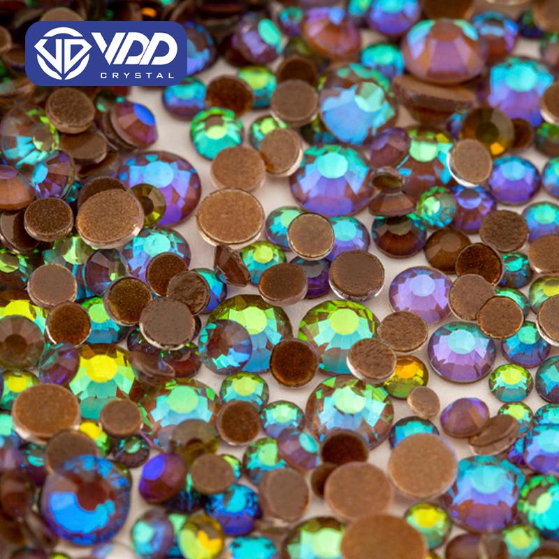 VDD Neue Farben SS4-SS30 Hochwertige Glas Kristall Strasssteine Glitzer Strass Flachrückseite Steine für Nagelkunst DIY Handwerk Dekoration