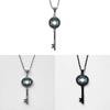 Classic Moon Goddess And Star Glass Necklace With Alloy Pendant For Women And Men