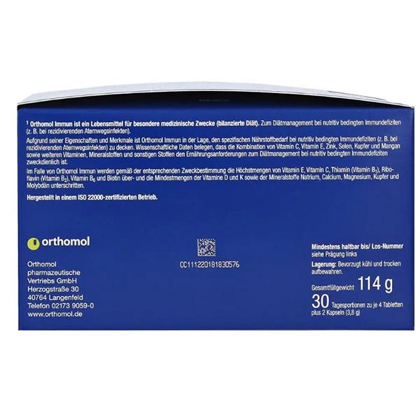 Immunity Complex, Immun Caps Tabs, Orthomol 30 Packs (36605009)