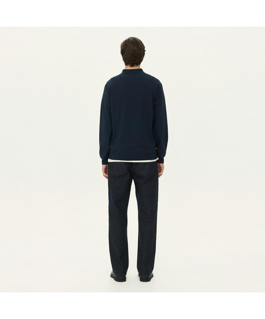 Henlikoteun Polo Collar Knit Ahwas26601Nyx