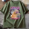 Lesben Pride T-Shirt Gay LGBTQ T-Shirt Lustige Katze Lesben Essen Was T-Shirt Casaul Baumwolle Kurzarm Rundhals T-Shirts Kleidung