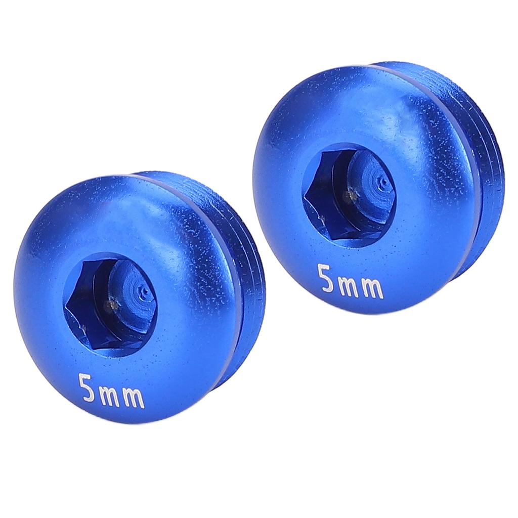 Cycle Pedal Screw Aluminum Alloy Thread 5MM Pedal Screw Cover for Mountain Cycle