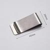 Brass Stainless Steel Loose-Leaf Notebook Pen & Ticket Clip, Multi-Purpose, Custom Engraving Available