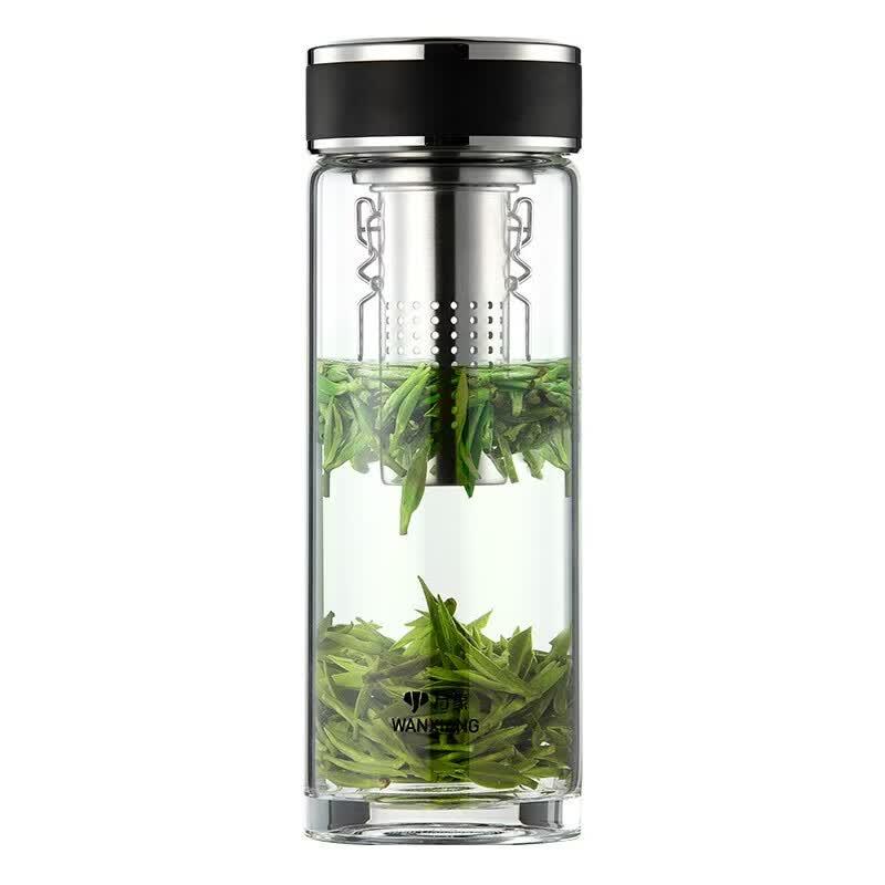 WANXIANG High Borosilicate Business Portable Glass Cup