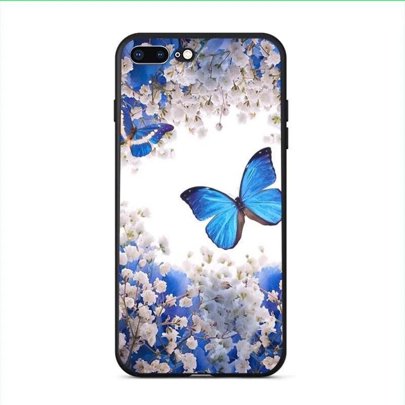 Śliczny motyl etui na telefon iPhone Samsung Galaxy Redmi Xiaomi Oppo OnePlus Note SA 7 8 9 10 11 12 13 14 20 21 22 23 53 54 Pro Max Ultra TPU miękki