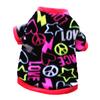 Pet Dog Puppy Winter Soft Warm Heart Star Print Clothes Coat Costume Apparel
