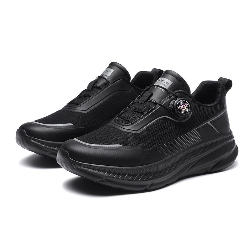 Special Kitchen Non-slip Shoes Men's Chef Shoes Special Waterproof and Oil-proof Lightweight Catering Work Shoes Black Customization