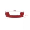 For 2011-2025 Dodge Durango ABS Red Carbon Fiber Roof Bar Grab Handle Cover Trim