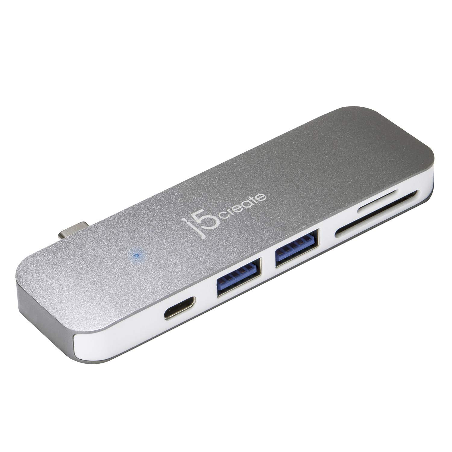 

j5create USB C Hub 6in1 Docking Station PD60W PD3.0 USB3.0 SD/MicroSD Windows/Chrome OS/MacBook Pro/MacBook Air/M1/M2/Pro/Mac JCD388-EJ