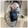 Women's Mini Faux Leather Phone Bag, Trendy Shiny Shoulder Crossbody Purse, Small Handheld Handbag for Daily Outings