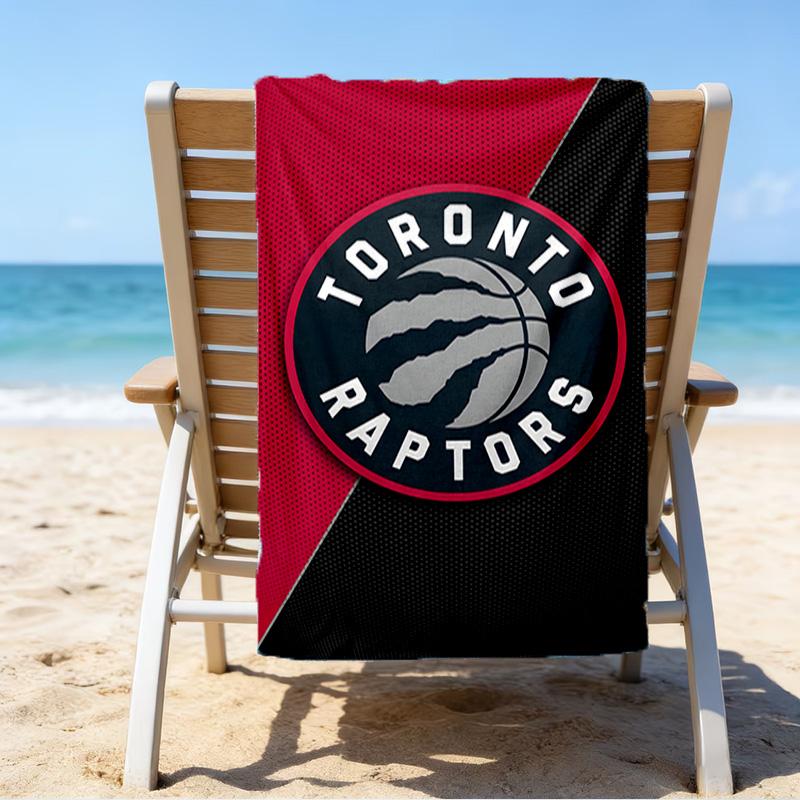 Raptors Basketball Logo Quick-Dry Microfiber Beach Towel Super Soft & Absorbent for Bath, Beach, Travel Bath Time Accessory, Fan Gifts