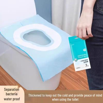 Couvercle de siège de toilette jetable épaissi pour maternité: Couverture Complète pour les Voyages et l'Hôtel
