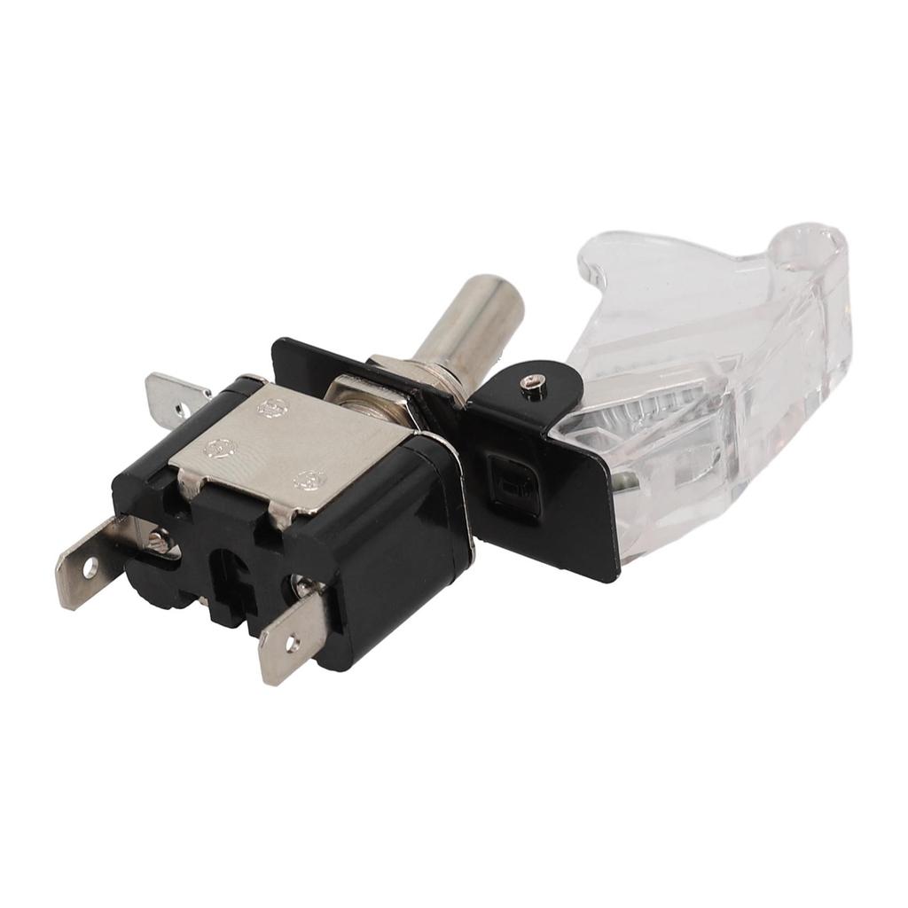 1pc On/Off Toggle Switch ASW-07D LED Light Diaphanous Cover 20A DC12V Replace