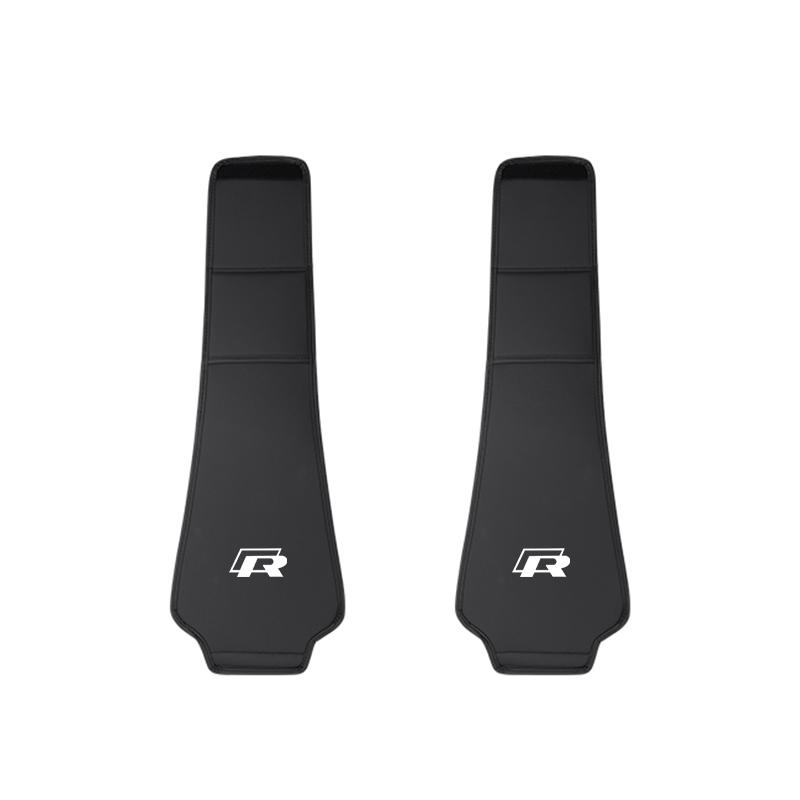 2Pcs Car Seat Headrest Cover Anti-Dirty Elastic Protective Dust Cover Key For Volkswagen VW GTI Golf Caddy Tiguan Amarok Arteon zh3