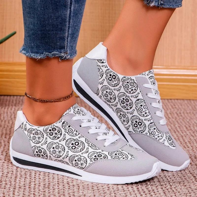 

Fashion Shoes Female 2024 Hot Sale Front Lace-up Women s Vulcanize Shoes Fashion Color Matching New Plus Size Comfortable Casual Shoes 43