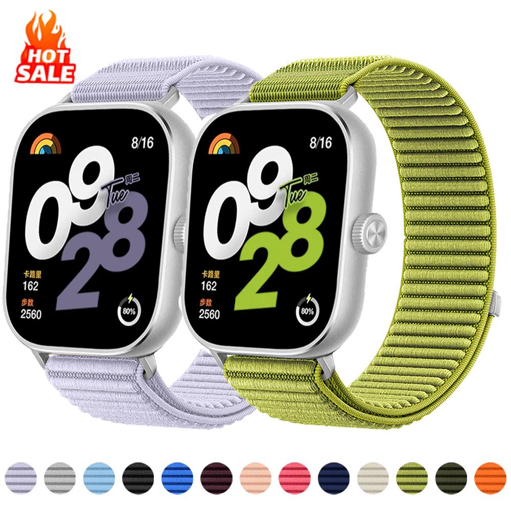 Bracelet en nylon pour Redmi Watch 5 4 Sports Bracelet de remplacement élastique Bracelet de poignet Correa pour Xiaomi Mi Band 8 Pro/9 Pro Accessoires