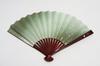 Kyoto folding fan for congratulatory folding 6 15 paulownia box [Hasegawa] Tomesode, fan, inches, ribs, Tame-lacquered fan, shell-covered,