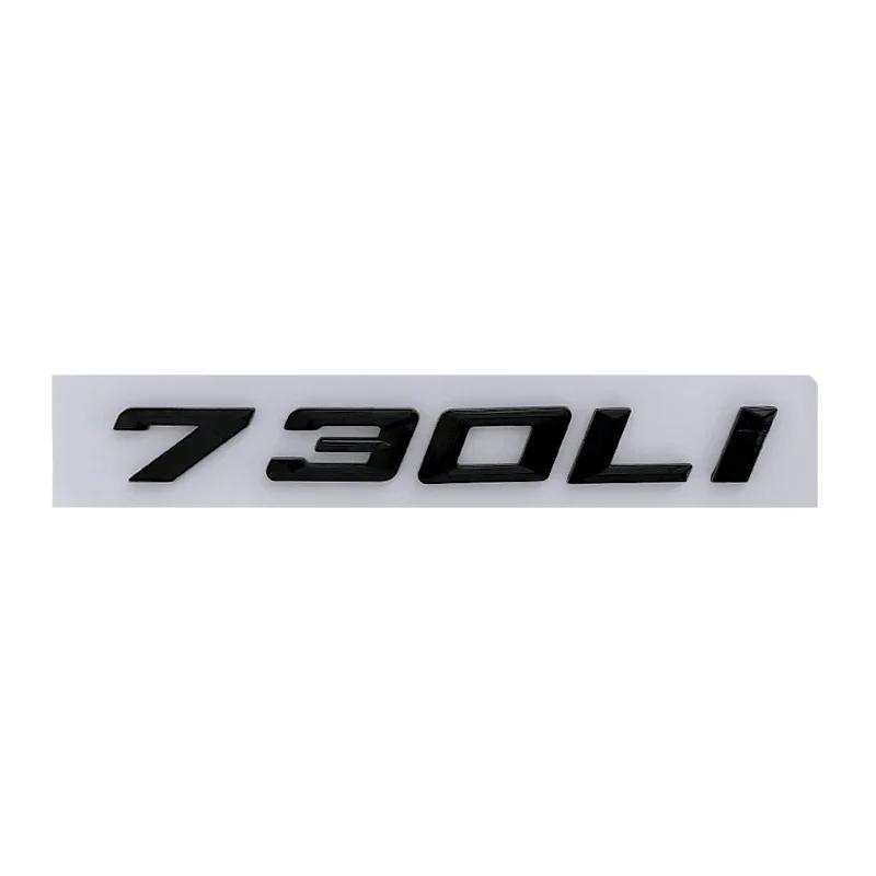ABS Car Sticker Trunk Emblem Badge Fender Side Decals for BMW 520Li 528Li 530Li 730Li 740Li 750Li Letters Decoration