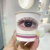 8/40PCS Eyelash Practice Stickers, Eyelash Training Stickers, Eyelash Application Trainer Stickers, Simulated Eye Shape