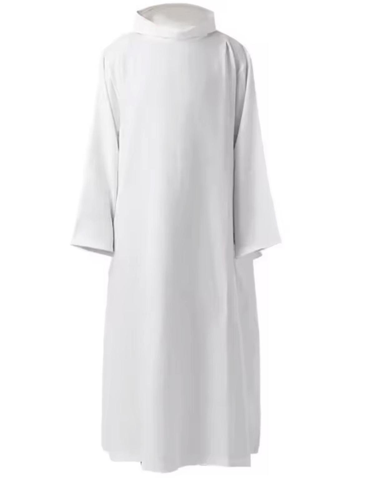 Men Women Middle East Arab Christian Catholic Priests Clergy Robes Priest Saints Halloween Robe S белый