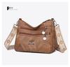 Stylish Multi-Compartment Crossbody Bag for Mature Women