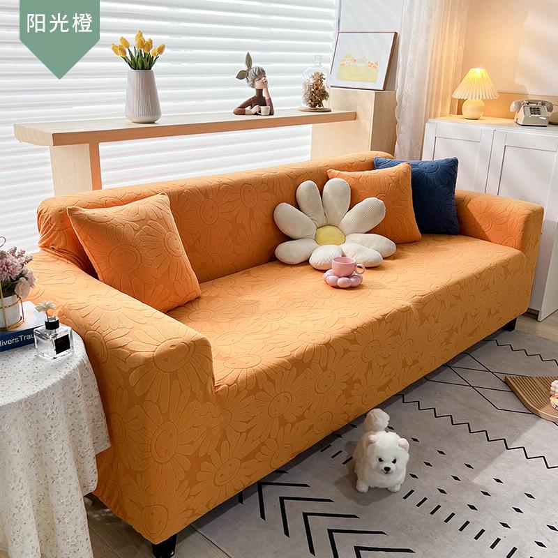 Nordic Anti-Scratching Sofa Cover Jacquard All Wrapped Cover Lazy Full Covered Sofa Slipcover Four Seasons Universal Sofa Cover Stretch
