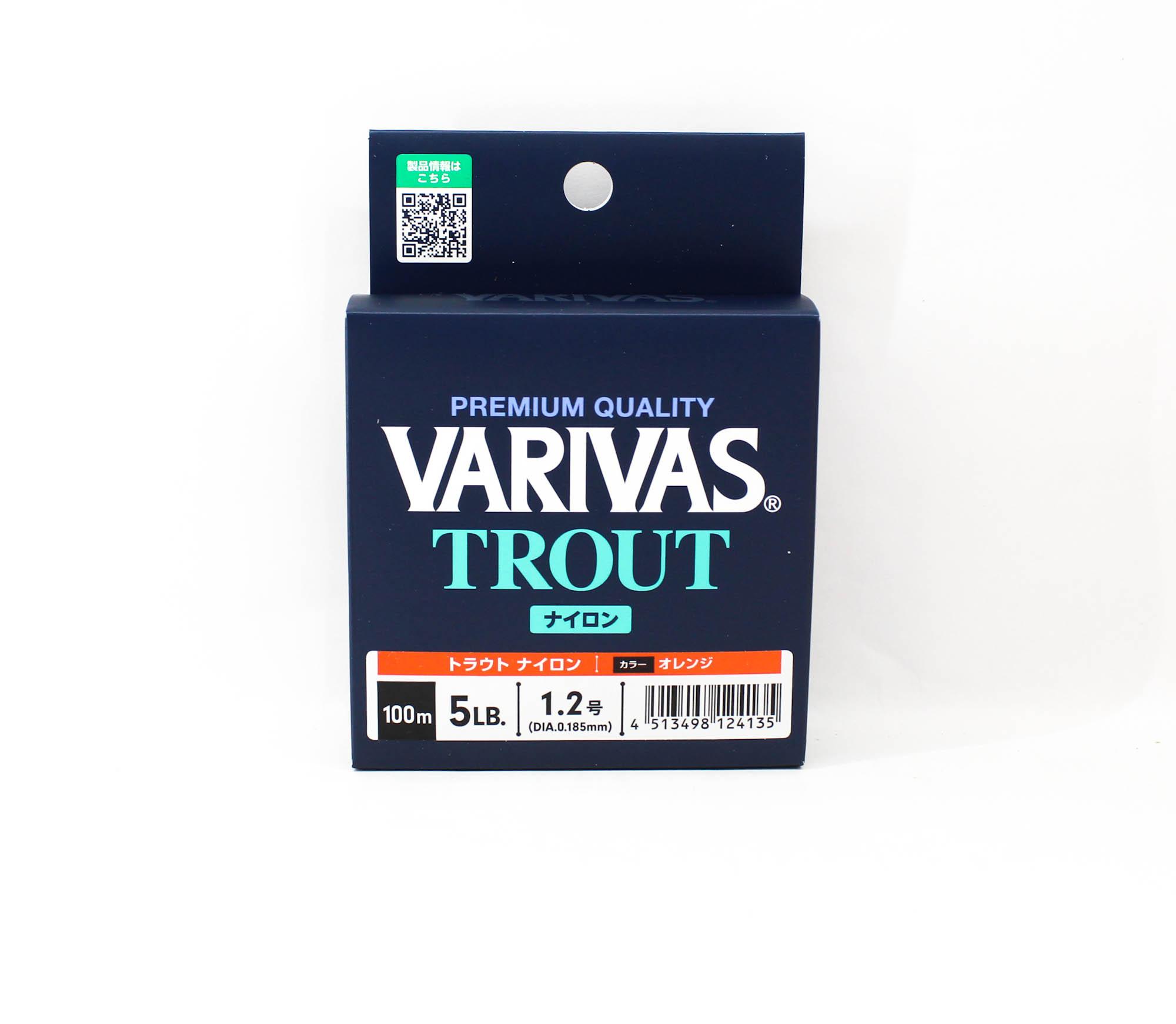 

Varivas Nylon Trout Standard Line Orange 100m 5lb (4135) оранжевый