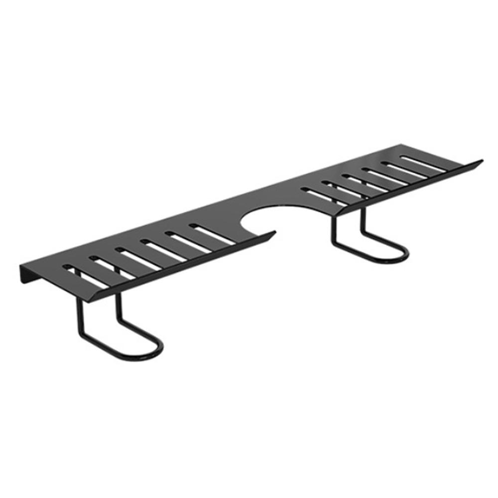 

Carbon Steel Bathroom Storage Rack Water Drainage Kitchen Sink Shelf Metal Mesh Shelf Toilet чорний