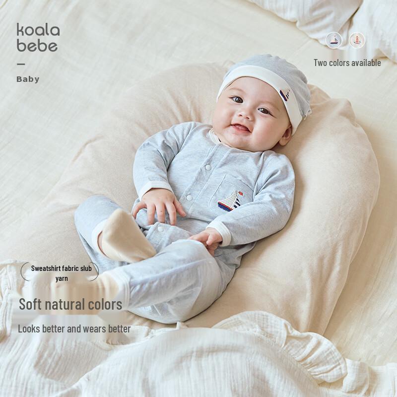 Koala Nose Baby Wonderful Voyage Embroidered Romper 73