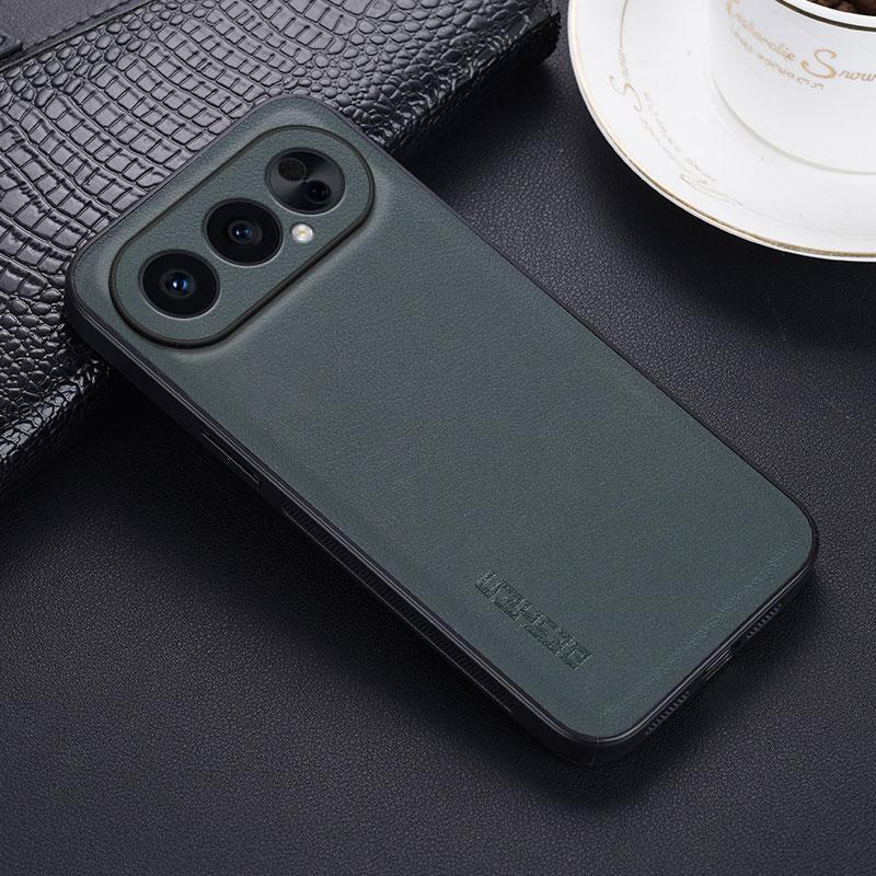 Capa Traseira Rígida Anti-Queda Fosca de Couro PU Para Huawei Honor 500 Pro Moldura de Silicone Macio Capa Protetora de Lente Para Honor 500Pro