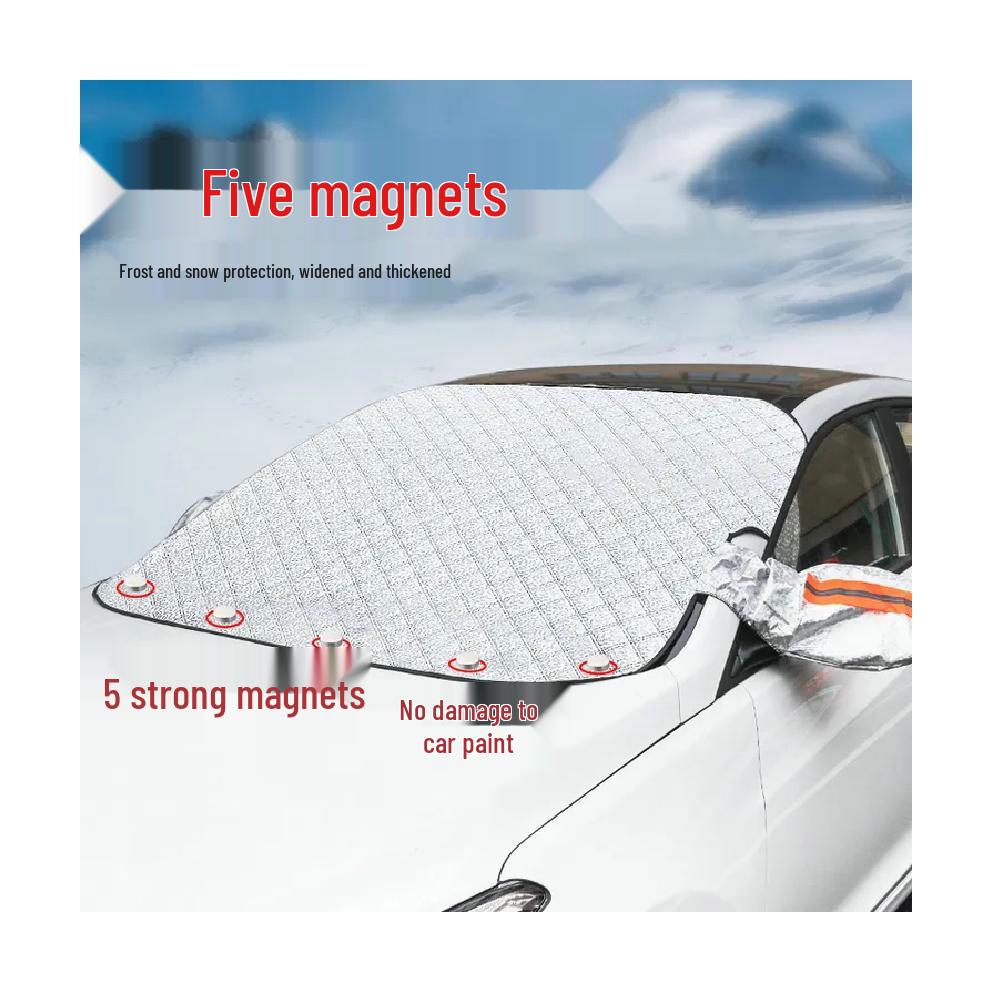 Thickened Winter Car Windshield Snow Cover & Frost Protection Shade