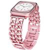 Fashion Metal Bracelet Strap For Apple Watch Ultra 44mm 45mm 40 41 49 Chain Design Women Bands For iWatch 9 8 7 6 5 4 3